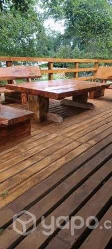 Parcela con hermosa cabaña