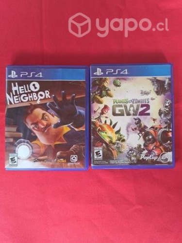 Pack plantas vs zombies y hello neighbor