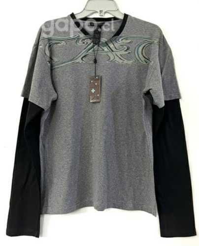 Polera Marca Custo Barcelona Talla 3 O L Gris