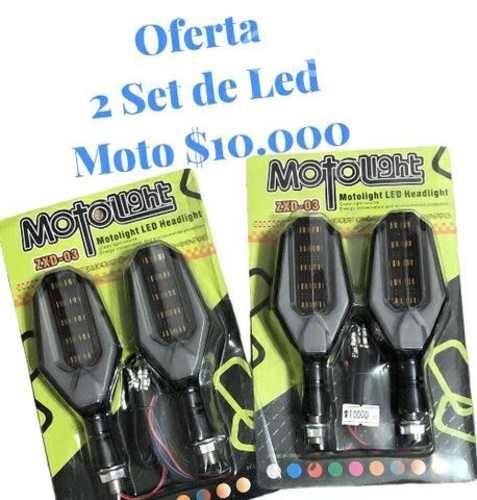 Led Moto universal (2 set como en la imagen)