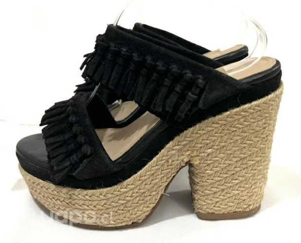 Chala 100% Cuero Reno Marca Gacel N*38 Negro