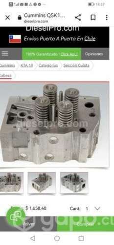 Culatas motor Cummins KT19