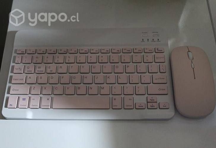Pack Teclado + mouse bluetooth + soporte