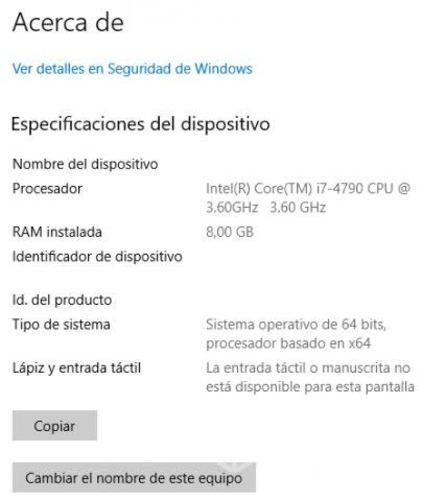 Computador escritorio i7