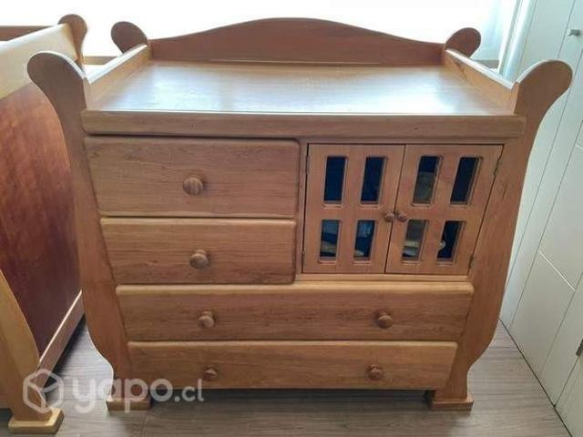 Mueble comoda bebe guagua madera de rauli