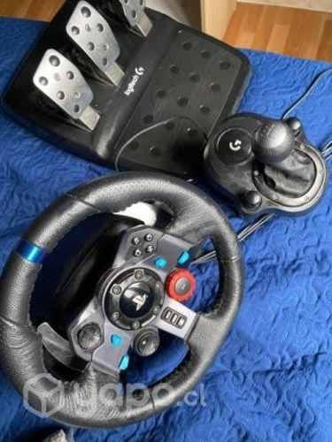 Manubrio + palanca + pedales Ps4