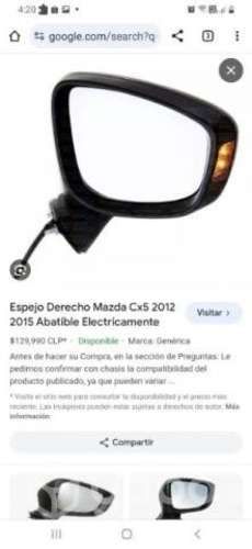 Espejo mazda cx5