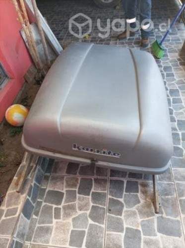 Porta equipaje con barras de fierro