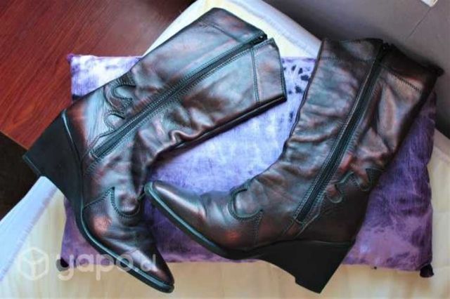 Botas Texanas Cuero Talla 36