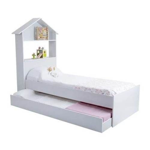 Cama Nido respaldo casita