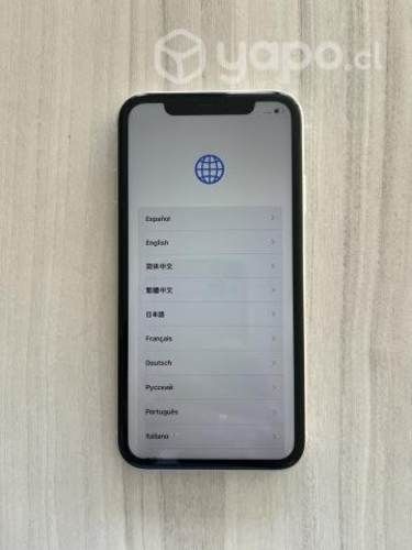 iPhone 11 64 Gb, color silver (blanco )