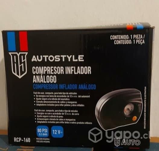 Compresor inflador de neumáticos