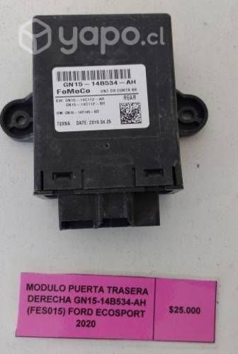 Modulo Puerta Trasera Derecha Ford Ecosport 2020