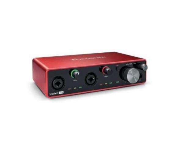 Interfaz Scarlett Focusrite 4i4 3ra Generación