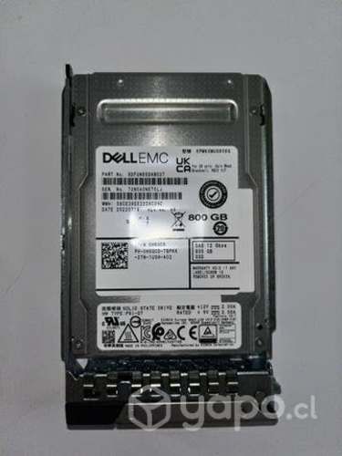Disco Duro Servidor Dell 800gb SAS 12gb SSD