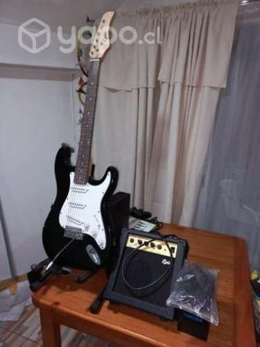 Guitarra Electrica+amplificador+pedal