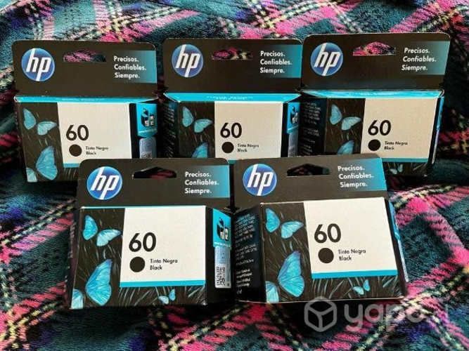 Tinta color negro hp N 60 ORIGINALES
