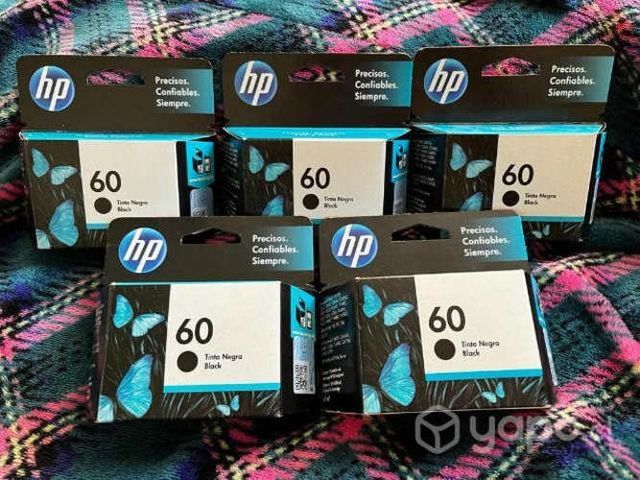 Tinta color negro hp N 60 ORIGINALES