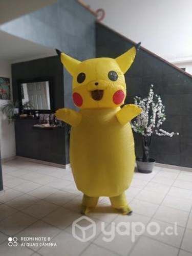 Traje pikachu adulto 160-175 cms