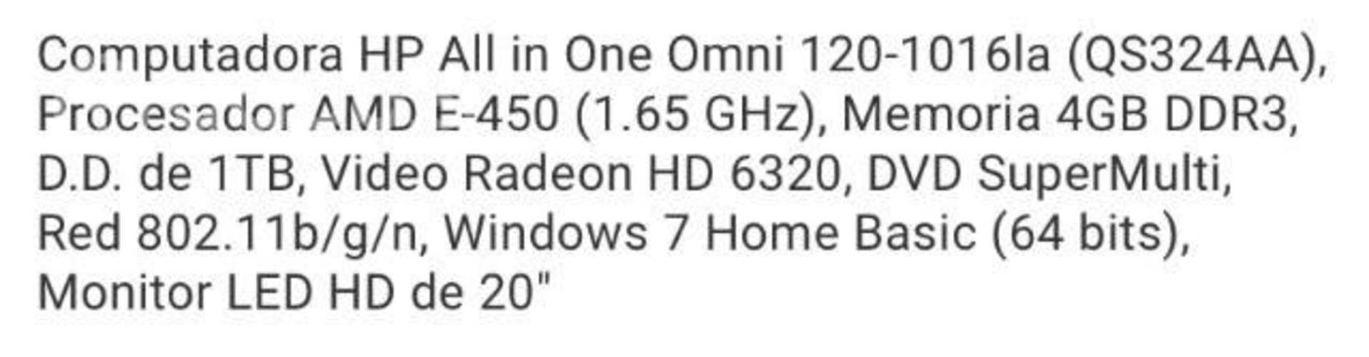Computador de escritorio hp