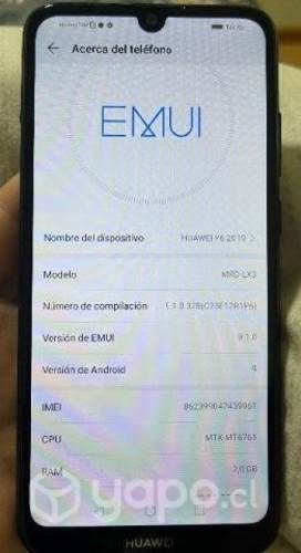 Celular huawei y6 2019