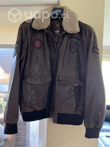 Chaqueta aviador de cuero ferouch