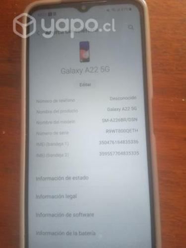 Samsung galaxy A22