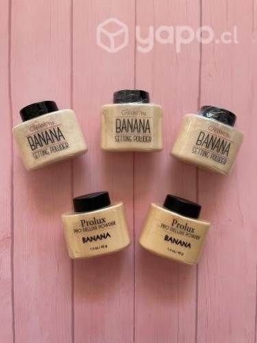 Polvos matificantes Beauty Creations y Prolux