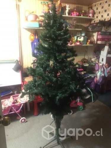 Árbol de navidad de 1.30 metros con pedestal