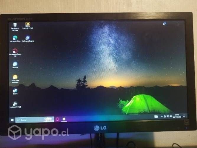 Computador PC y monitor