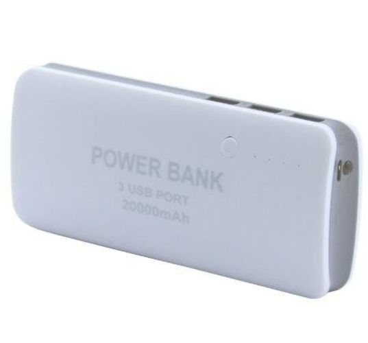 Bateria emergencia 20.000mah, modelo new 3, 3 usb