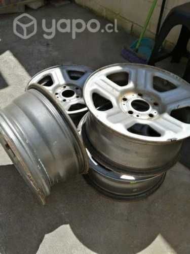 Llantas apernadura 5x127 con medidor de presión