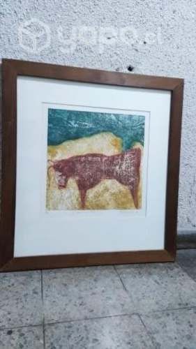 Grabado Toro , Claudia Cifuente