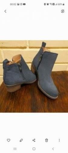 Botines cuero gamuza