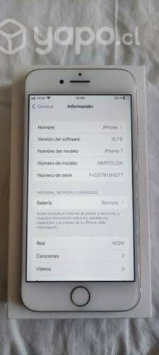 IPHONE 7. 256gb IMPECABLE LIBERADO.