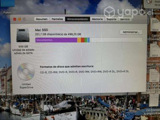 MacBook Pro (Later2011) 8gb RAM, i5, 512gb SSD