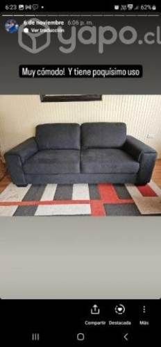 Sofa sillon Rosen robleda grafito