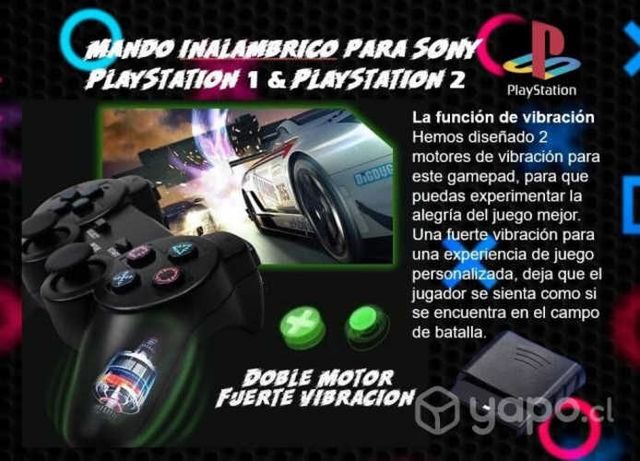 Mando inalámbrico PlayStation 1 & 2 Dualshock