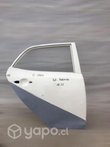 Puerta trasera rh kia morning 2018-2022