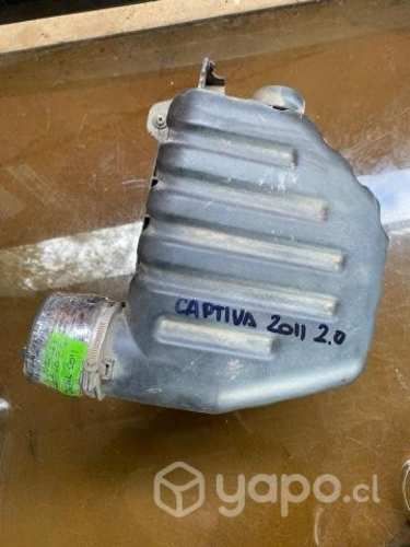 Porta filtro aire con detalle Chevrolet Captiva