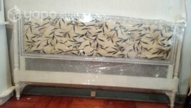 Respaldo 2 plazas de lingue capitone restaurado