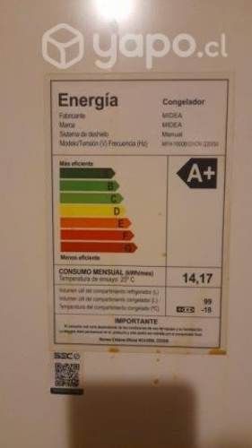 Congelador vertical midea