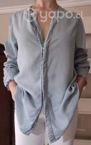 Blusa mezclilla Cyan Talla L