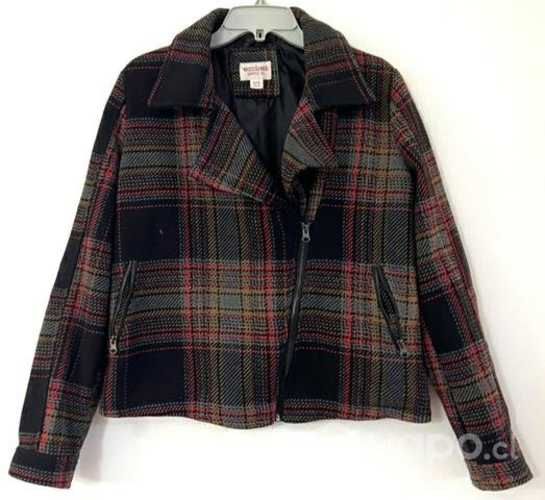 Chaqueta 5% Lana Marca Mossimo Talla Xl Negro