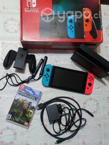 Consola Nintendo switch neon