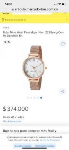 Reloj Nine West Original