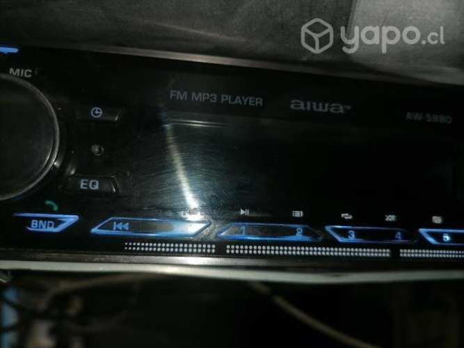 Radio De Auto AIWA AW5880 con bluetooth