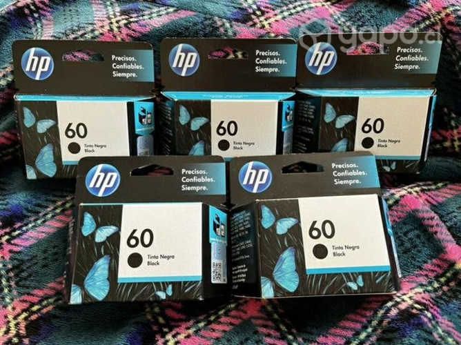 Cartuchos tinta negra HP N° 60 original