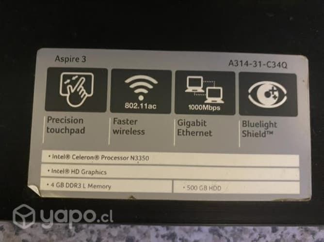 Notebook Acer 3