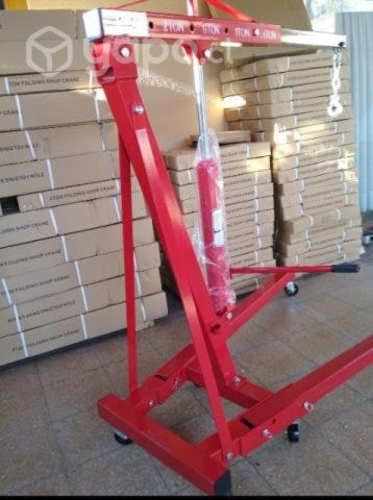 Pluma tecle elevador saca motores